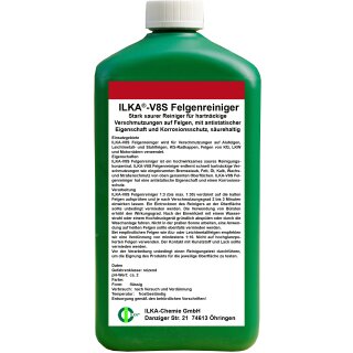 ILKA V8S Felgenreiniger hochwirksames saures Reinigungskonzentrat antistatisch Korrosionsschutz