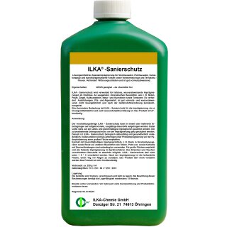 ILKA Sanierschutz fungizid und algizid eingestellte Imprägnierung 1 Liter