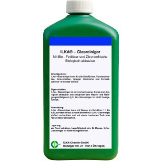ILKA Glasrein mit Bio - Fettlöser und Zitronenfrische 10 Liter