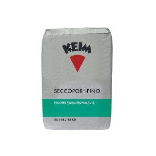 KEIM Seccopor®-Fino Deckputz naturweiß Filzputz fein Körnung bis 0,6 mm