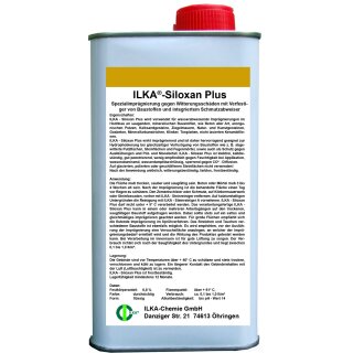 ILKA-Siloxan Plus Spezialimprägnierung gegen Witterungsschäden mit Verfestiger von Baustoffen