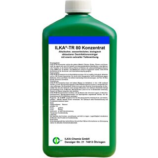 ILKA TR 80 Desinfektionsreiniger Konzentrat 1 Liter