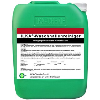 ILKA Waschhallenreiniger Konzentrat mit hoher Reinigungskraft
