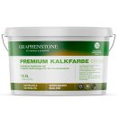 Graphenstone Premium Kalkfarbe Innen Weiß 12,5 Liter