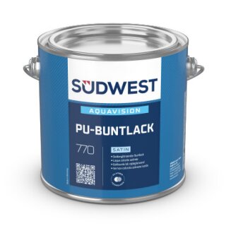 Süswest AquaVision® PU-Weißlack Satin 9010 reinweiß