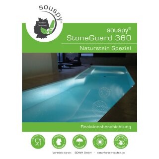 souspy® StoneGuard 360 Naturstein Spezial - Reaktionsbeschichtung für Naturstein