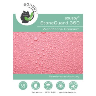 souspy® StoneGuard 360 Wandfläche Premium - Reaktionsbeschichtung für Wandflächen