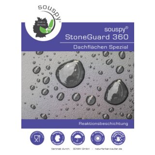 souspy® StoneGuard 360 Dachflächen Spezial - Reaktionsbeschichtung für Beton- und Tondachsteine