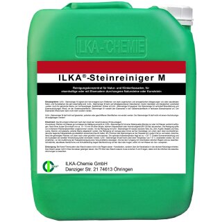 ILKA Steinreiniger M Reinigungskonzentrat 20 Liter, Fassadenreiniger, Natursteinreiniger