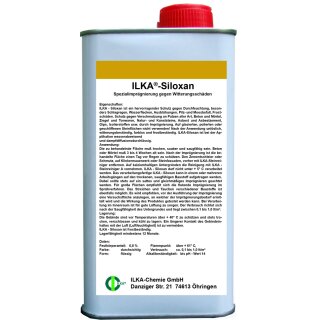 ILKA Siloxan Spezialimprägnierung 1 Liter, Steinimprägnierung